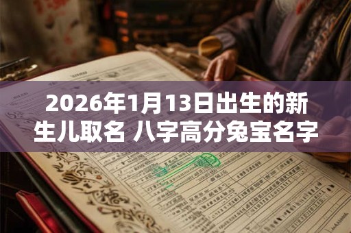 2026年1月13日出生的新生儿取名 八字高分兔宝名字 2026年1月13日出生的新生儿取名 八字高分兔宝名字