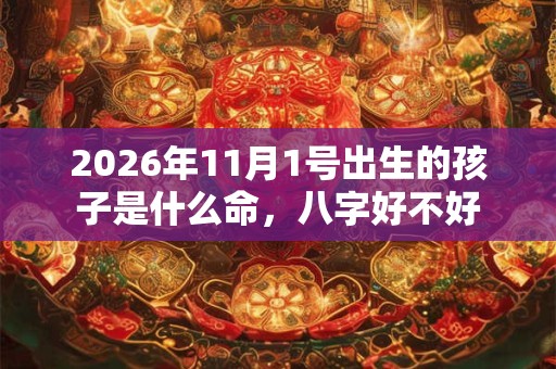 2026年11月1号出生的孩子是什么命,八字好不好 2026年11月1号出生的孩子是什么命,八字好不好