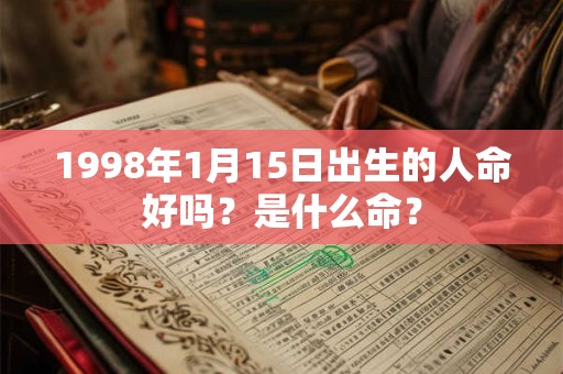 1998年1月15日出生的人命好吗?是什么命? 1998年1月15日出生的人命好吗?是什么命?