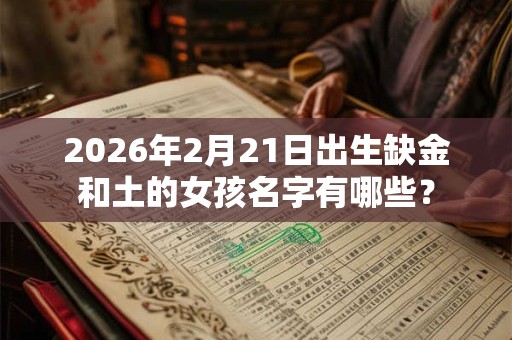 2026年2月21日出生缺金和土的女孩名字有哪些? 2026年2月21日出生缺金和土的女孩名字有哪些?
