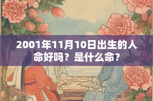 2001年11月10日出生的人命好吗？是什么命？