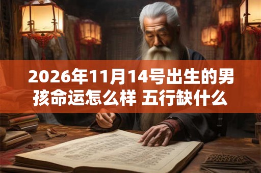 2026年11月14号出生的男孩命运怎么样 五行缺什么