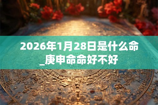 2026年1月28日是什么命_庚申命命好不好