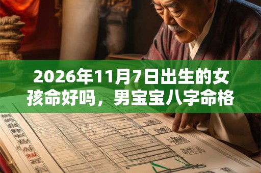 2026年11月7日出生的女孩命好吗,男宝宝八字命格 2026年11月7日出生的女孩命好吗,男宝宝八字命格