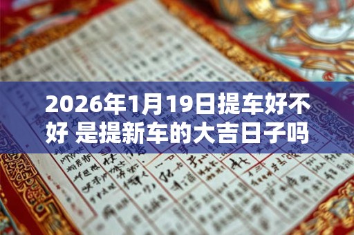 2026年1月19日提车好不好 是提新车的大吉日子吗