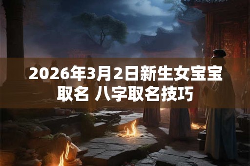 2026年3月2日新生女宝宝取名 八字取名技巧