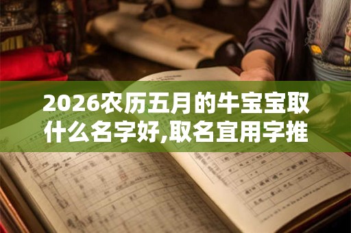 2026农历五月的牛宝宝取什么名字好,取名宜用字推荐