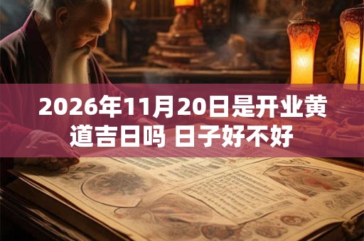2026年11月20日是开业黄道吉日吗 日子好不好