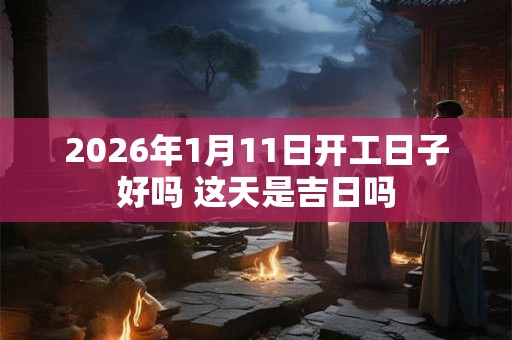 2026年1月11日开工日子好吗 这天是吉日吗