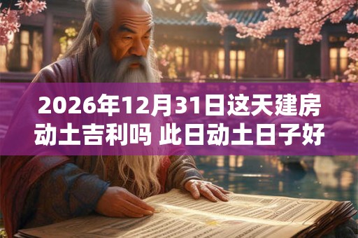 2026年12月31日这天建房动土吉利吗 此日动土日子好吗