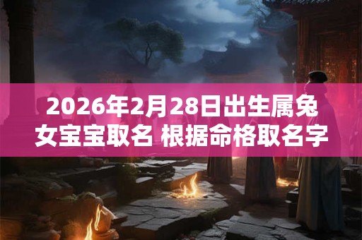 2026年2月28日出生属兔女宝宝取名 根据命格取名字