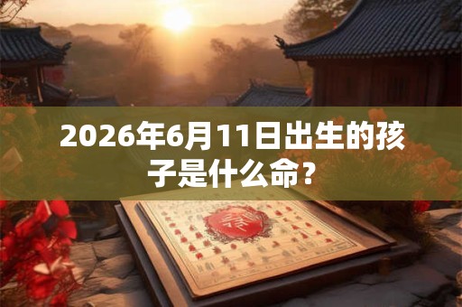 2026年6月11日出生的孩子是什么命? 2026年6月11日出生的孩子是什么命?