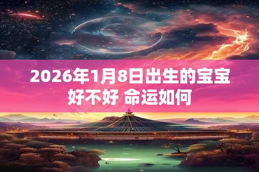 2026年1月8日出生的宝宝好不好 命运如何