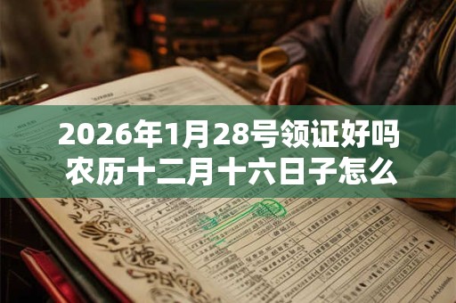 2026年1月28号领证好吗 农历十二月十六日子怎么样