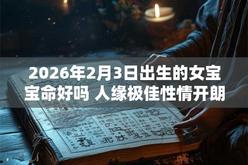 2026年2月3日出生的女宝宝命好吗 人缘极佳性情开朗