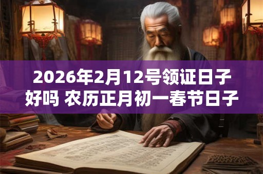 2026年2月12号领证日子好吗 农历正月初一春节日子好吗
