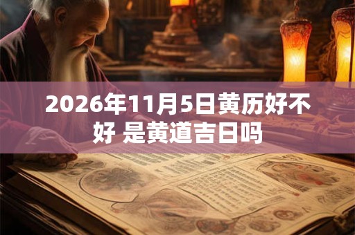 2026年11月5日黄历好不好 是黄道吉日吗 2026年11月5日黄历好不好 是黄道吉日吗