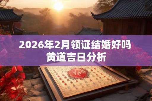 2026年2月领证结婚好吗 黄道吉日分析