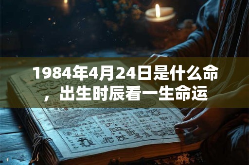 1984年4月24日是什么命，出生时辰看一生命运
