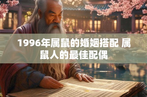 1996年属鼠的婚姻搭配 属鼠人的最佳配偶 1996年属鼠的婚姻搭配 属鼠人的最佳配偶