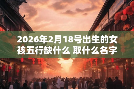 2026年2月18号出生的女孩五行缺什么 取什么名字好