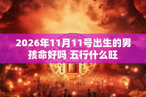 2026年11月11号出生的男孩命好吗 五行什么旺