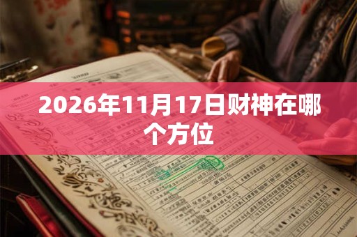 2026年11月17日财神在哪个方位