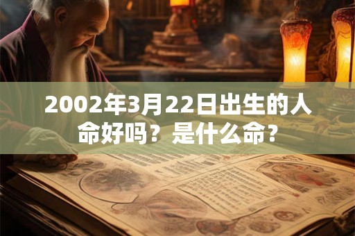 2002年3月22日出生的人命好吗?是什么命? 2002年3月22日出生的人命好吗?是什么命?