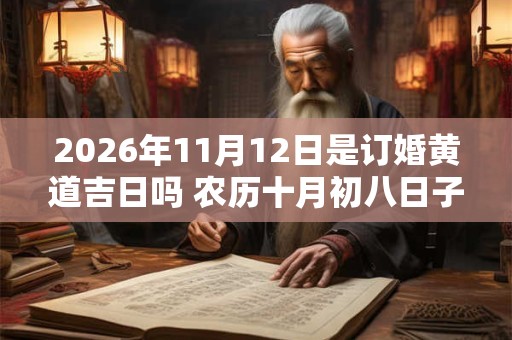 2026年11月12日是订婚黄道吉日吗 农历十月初八日子好吗 2026年11月12日是订婚黄道吉日吗 农历十月初八日子好吗