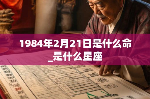 1984年2月21日是什么命_是什么星座