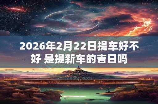 2026年2月22日提车好不好 是提新车的吉日吗