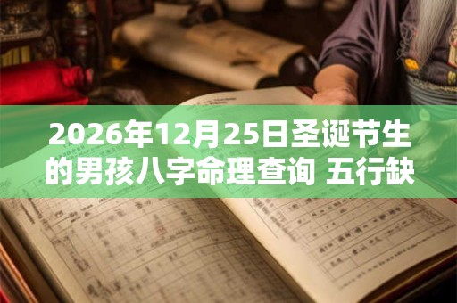 2026年12月25日圣诞节生的男孩八字命理查询 五行缺失起名字 2026年12月25日圣诞节生的男孩八字命理查询 五行缺失起名字