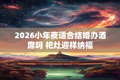 2026小年夜适合结婚办酒席吗 祀灶迎祥纳福