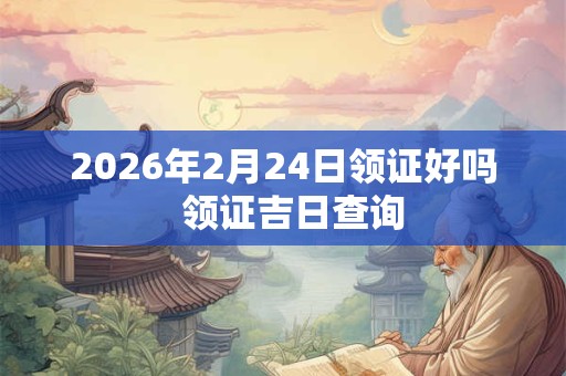 2026年2月24日领证好吗 领证吉日查询 2026年2月24日领证好吗 领证吉日查询