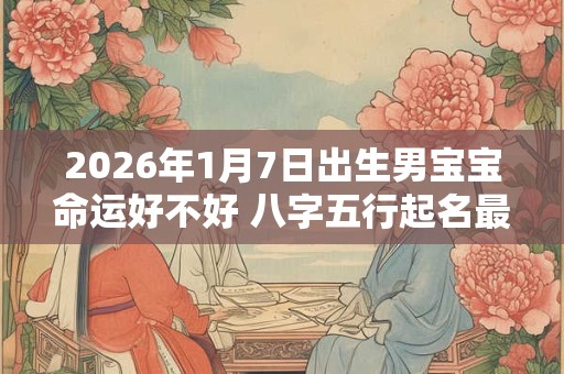 2026年1月7日出生男宝宝命运好不好 八字五行起名最全款