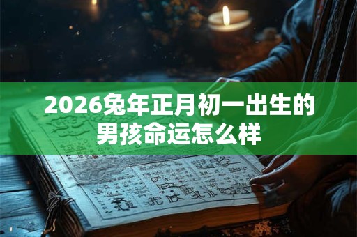 2026兔年正月初一出生的男孩命运怎么样 2026兔年正月初一出生的男孩命运怎么样