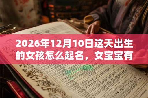 2026年12月10日这天出生的女孩怎么起名,女宝宝有意义的名字 2026年12月10日这天出生的女孩怎么起名,女宝宝有意义的名字