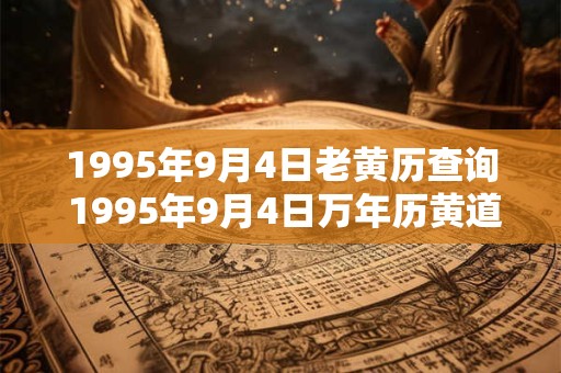 1995年9月4日老黄历查询 1995年9月4日万年历黄道吉日 1995年9月4日老黄历查询 1995年9月4日万年历黄道吉日