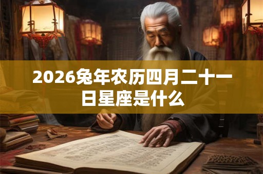 2026兔年农历四月二十一日星座是什么