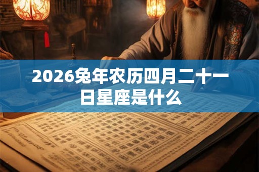 2026兔年农历四月二十一日星座是什么