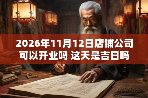 2026年11月12日店铺公司可以开业吗 这天是吉日吗 2026年11月12日店铺公司可以开业吗 这天是吉日吗