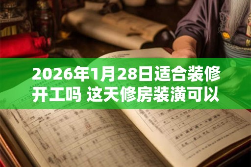 2026年1月28日适合装修开工吗 这天修房装潢可以吗 2026年1月28日适合装修开工吗 这天修房装潢可以吗