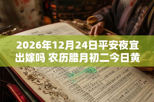 2026年12月24日平安夜宜出嫁吗 农历腊月初二今日黄历