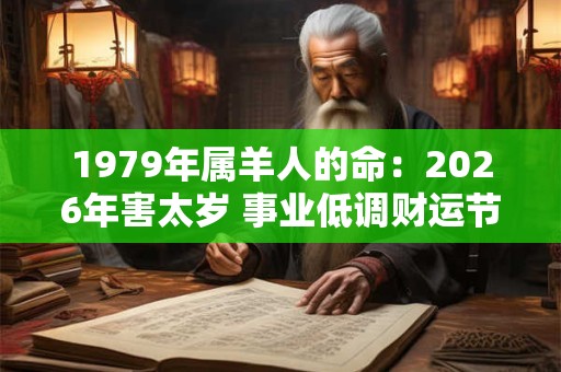 1979年属羊人的命:2026年害太岁 事业低调财运节流 1979年属羊人的命:2026年害太岁 事业低调财运节流