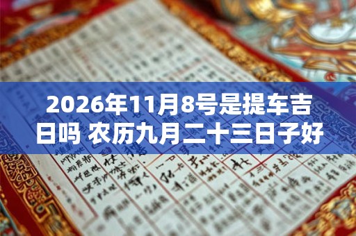 2026年11月8号是提车吉日吗 农历九月二十三日子好吗