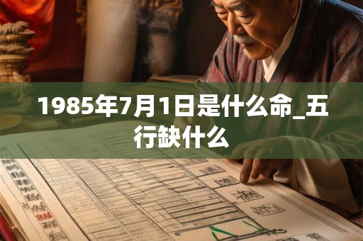 1985年7月1日是什么命_五行缺什么 1985年7月1日是什么命_五行缺什么
