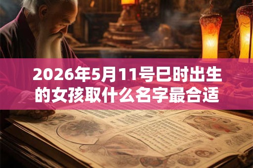 2026年5月11号巳时出生的女孩取什么名字最合适 2026年5月11号巳时出生的女孩取什么名字最合适
