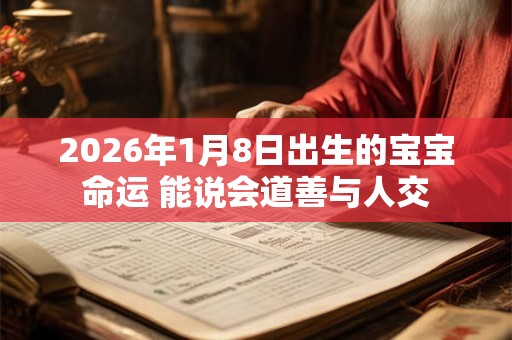 2026年1月8日出生的宝宝命运 能说会道善与人交 2026年1月8日出生的宝宝命运 能说会道善与人交