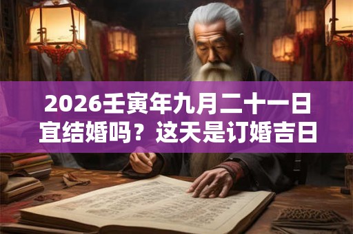 2026壬寅年九月二十一日宜结婚吗?这天是订婚吉日吗 2026壬寅年九月二十一日宜结婚吗?这天是订婚吉日吗