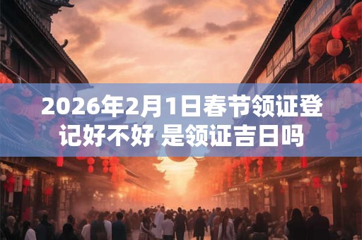 2026年2月1日春节领证登记好不好 是领证吉日吗